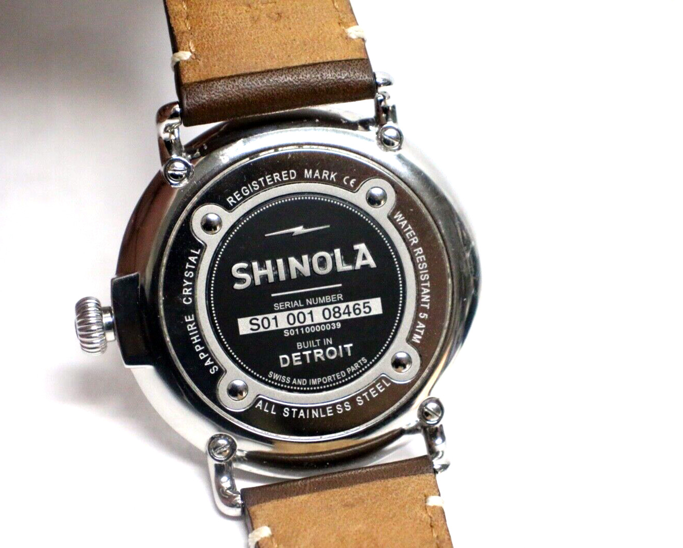 Shinola Runwell 47mm Watch S0110000039 Shinola Argonite -1069 cream dial 47mm
