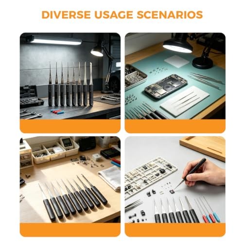 Generic 12Pcs Set Durable Stainless Steel Tools,with Ergonomic Handle, Perfect