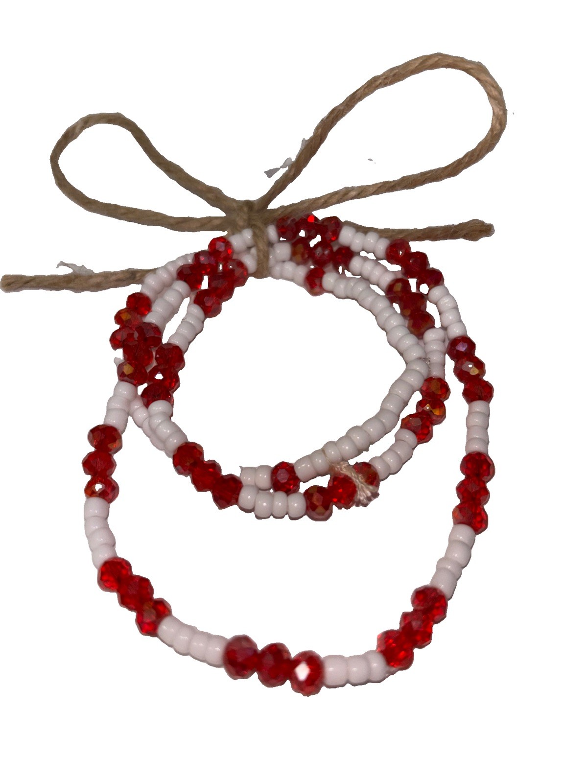2 Wrist Bracelets and 1 Ankle Bracelet- 3 Piece Sets Handmade
