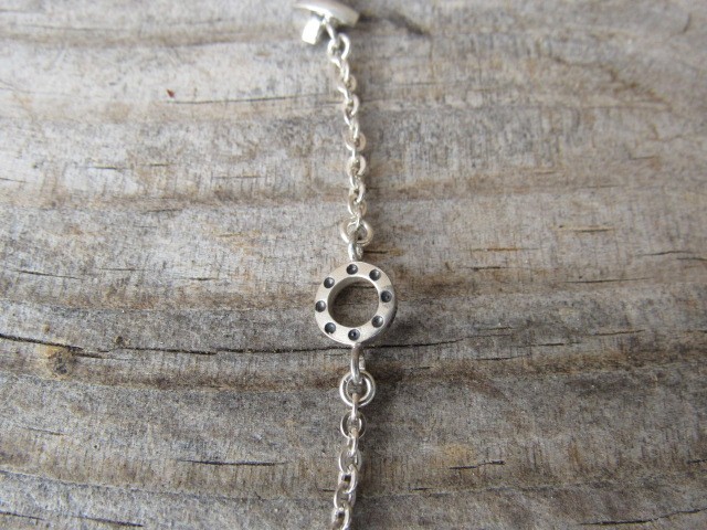 NEW SILPADA A2173 Sterling Silver X0 Hugs & Kisses Ankle Bracelet 9.5in A 2173