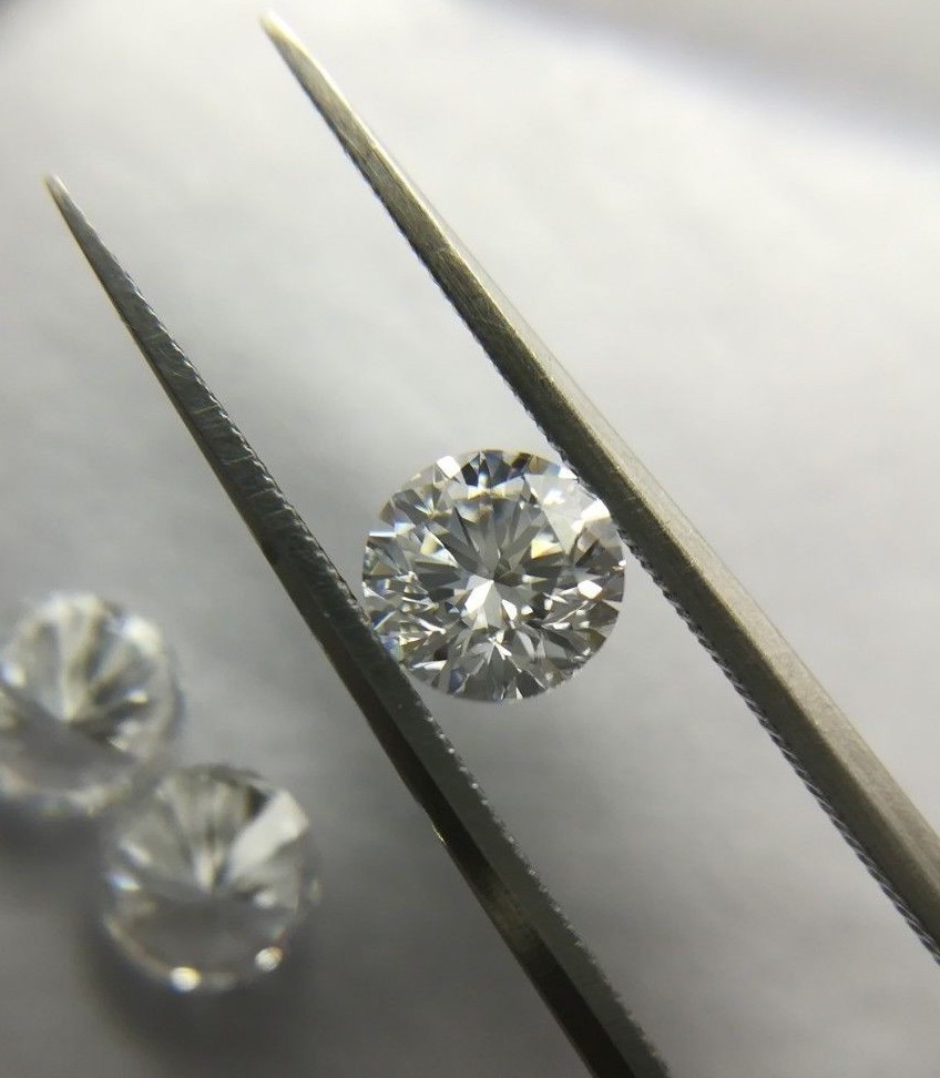 4.30 mm to 4.40 mm LAB Created HPHT Diamonds TCW 0.95 ,DEF ,VVS-VS, 3 Pieces