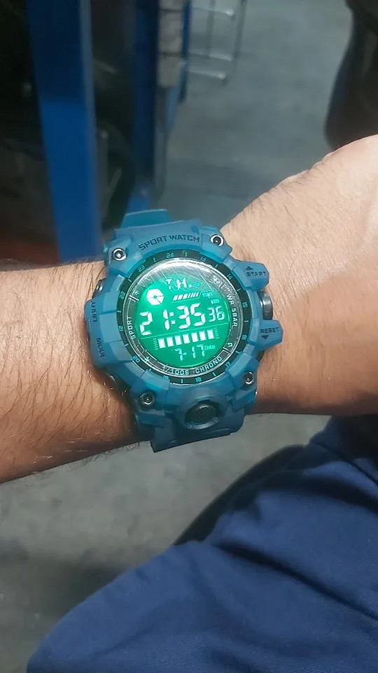 🔥 Men’s Outdoor Sport Watch ⌚ Waterproof LED Analog-Digital | Big Dial Gift 🎁.