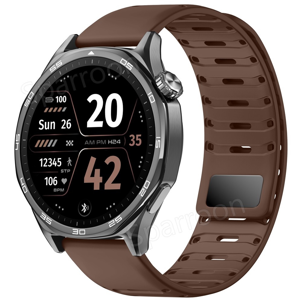 For Fossil Men’s Gen 6 5 5E 4 Watch Band 22mm Silicone Magnetic Strap Wristband