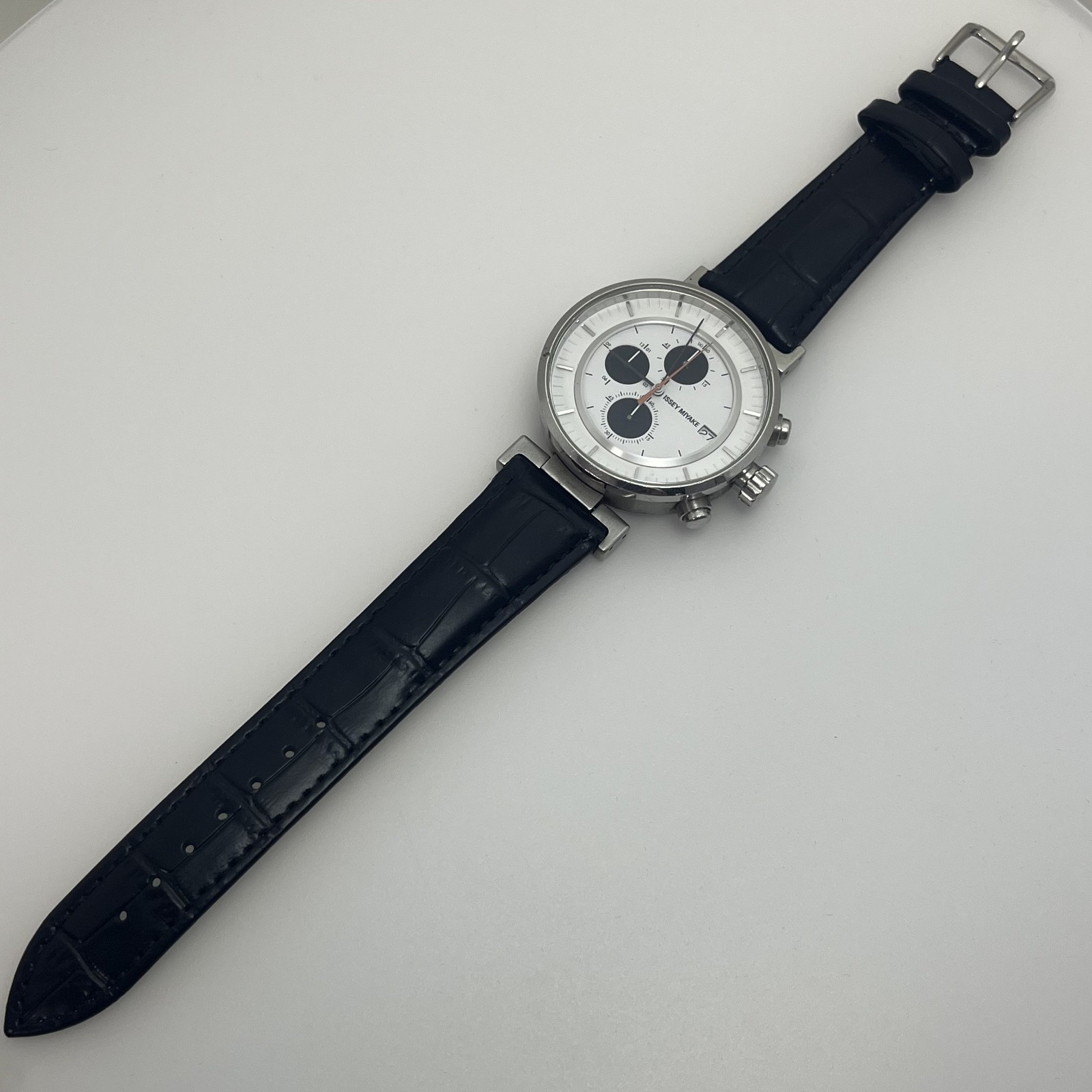 Seiko Issey Miyake W Satoshi Wada Chronograph VK67 Japan Designer Watch Qz #591B