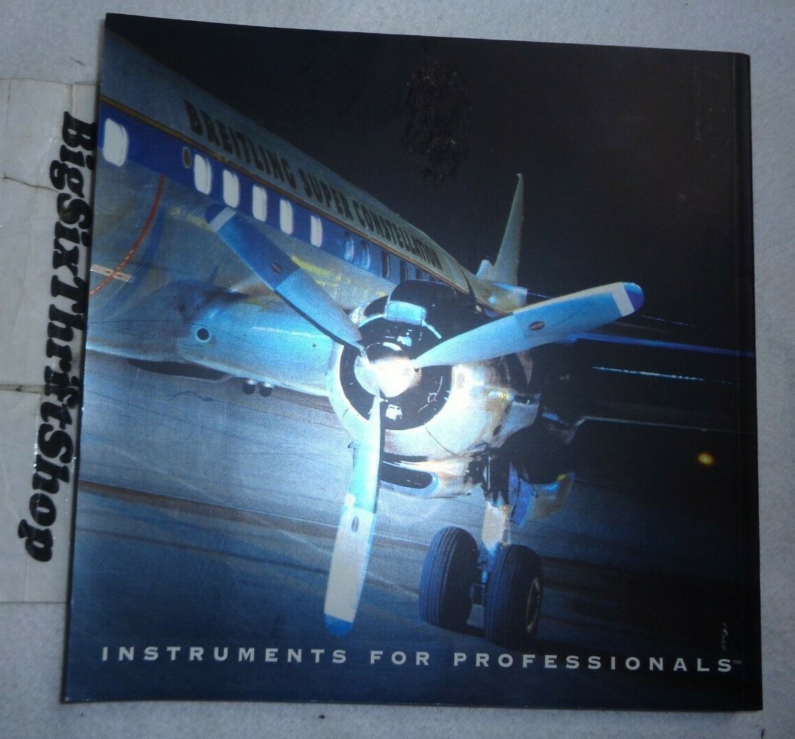 AUTHENTIC CHRONOLOG 06 BREITLING 1884 INSTRUMENT FOR PROFESSIONALS CATALOG