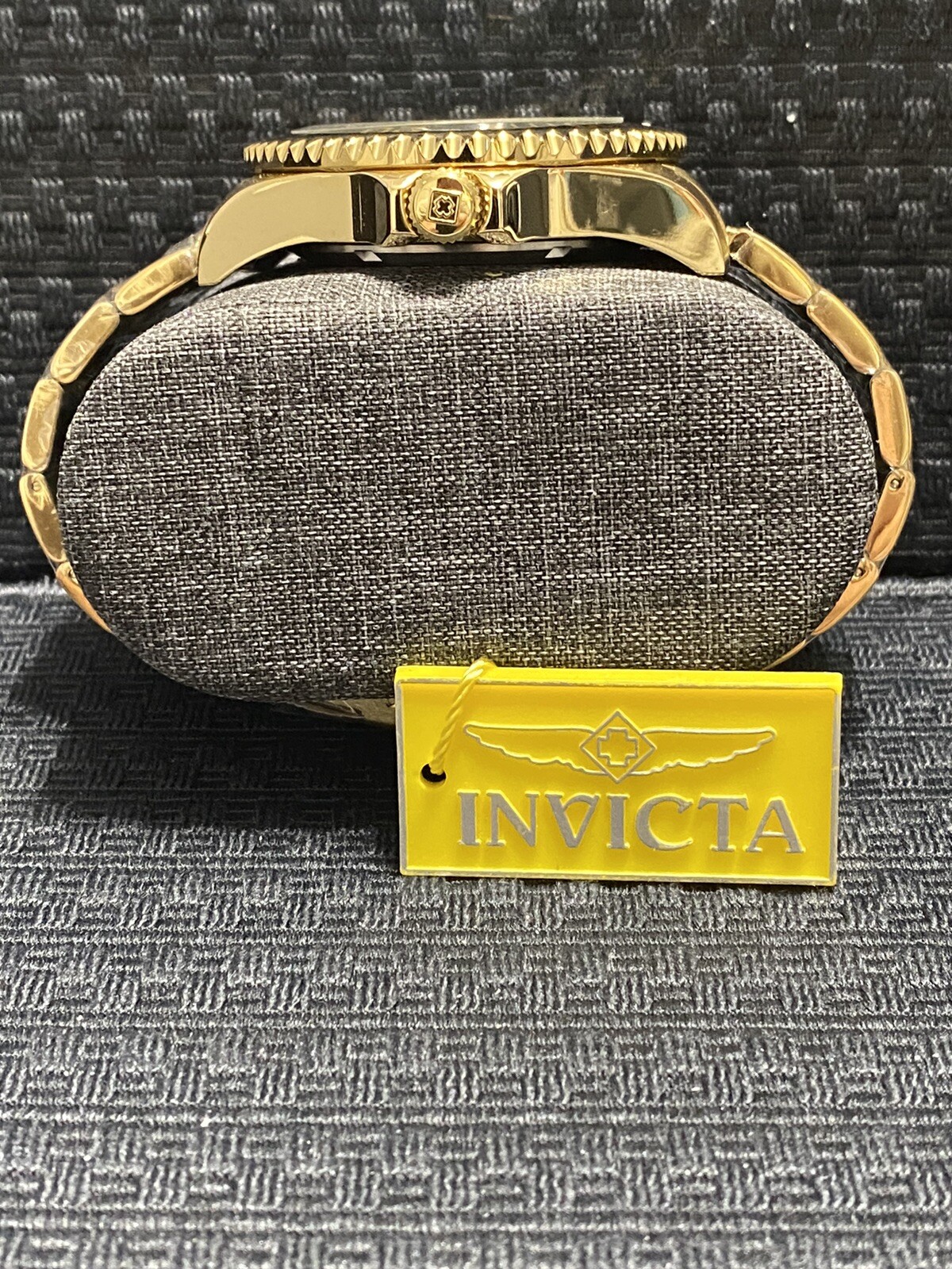 Invicta 47mm Pro Diver, Abalone W/Diamond Accents,Gold Tone Watch, Model #37403