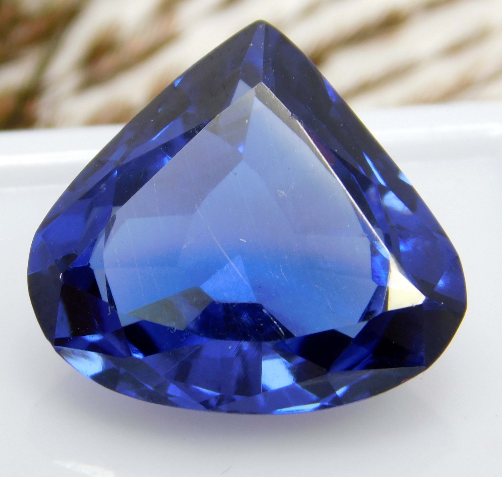 Top Quality 14.85 Ct Natural Blue Spinel – Pear Cut Certified Loose Gemstone