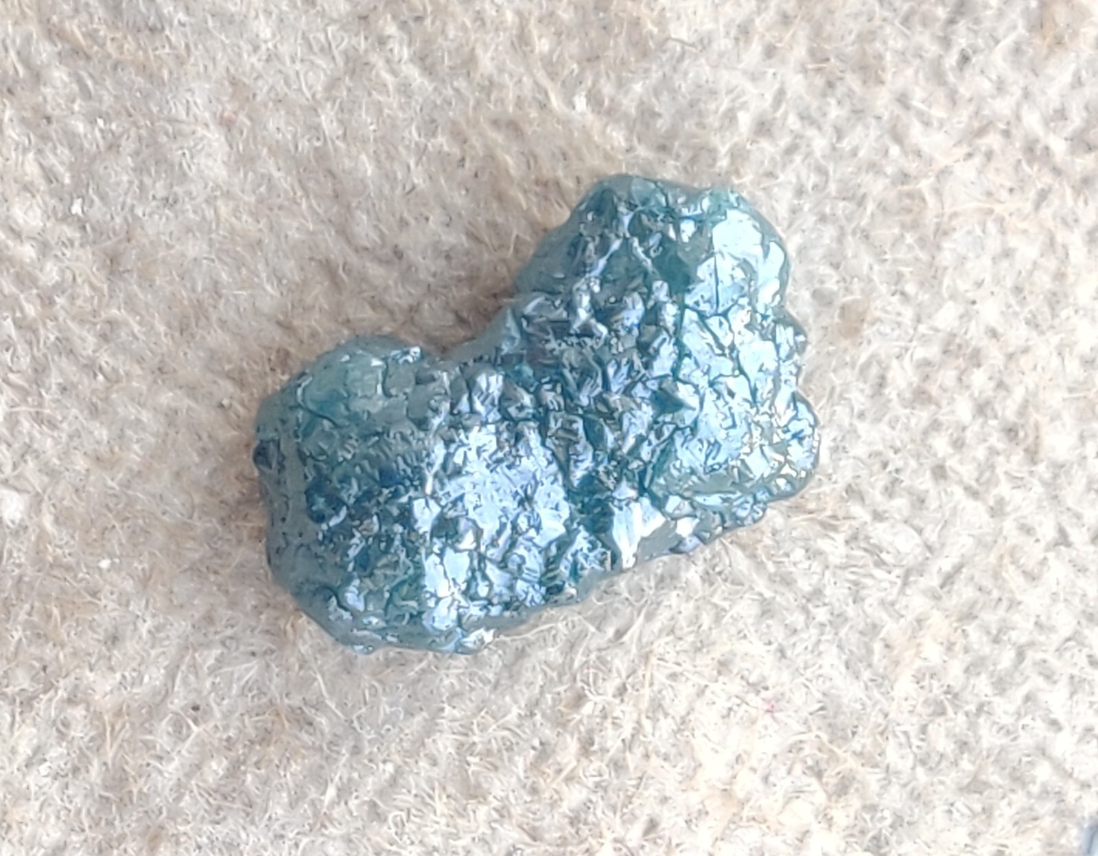 3.05 CT Blue Uncut Natural Loose Rough Diamond For Making Jewelry