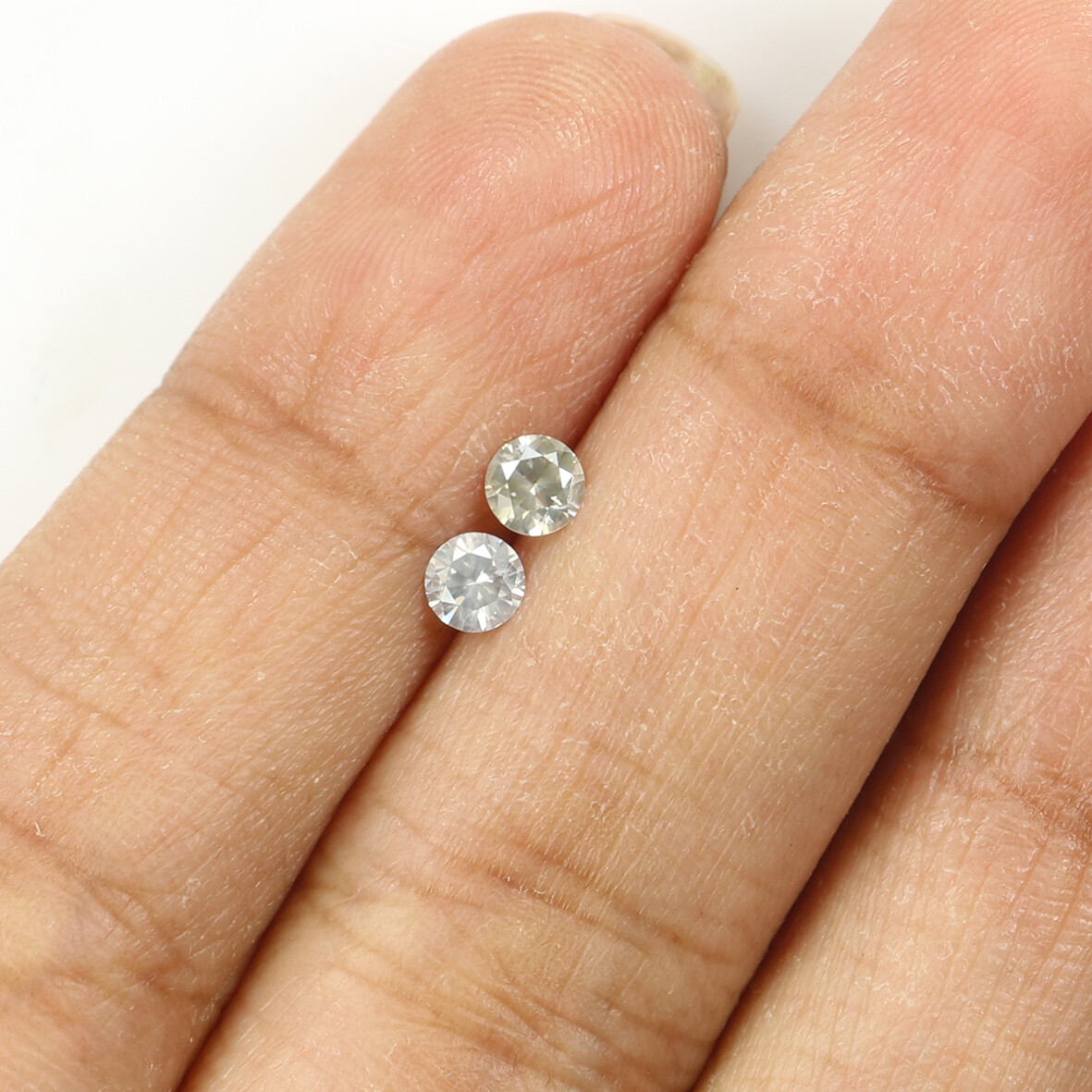 0.36 Ct Natural Loose Round Diamond 3.60 MM Light Yellow Color Diamond KQ2473