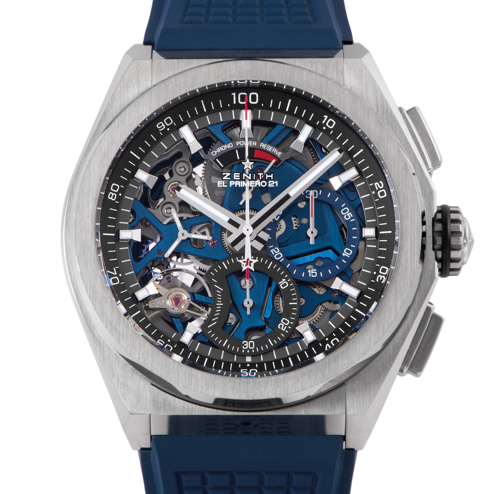 ZENITH Defy El Primero 21 95.9002.9004/R/78.R590 titanium Free Shipping with Box