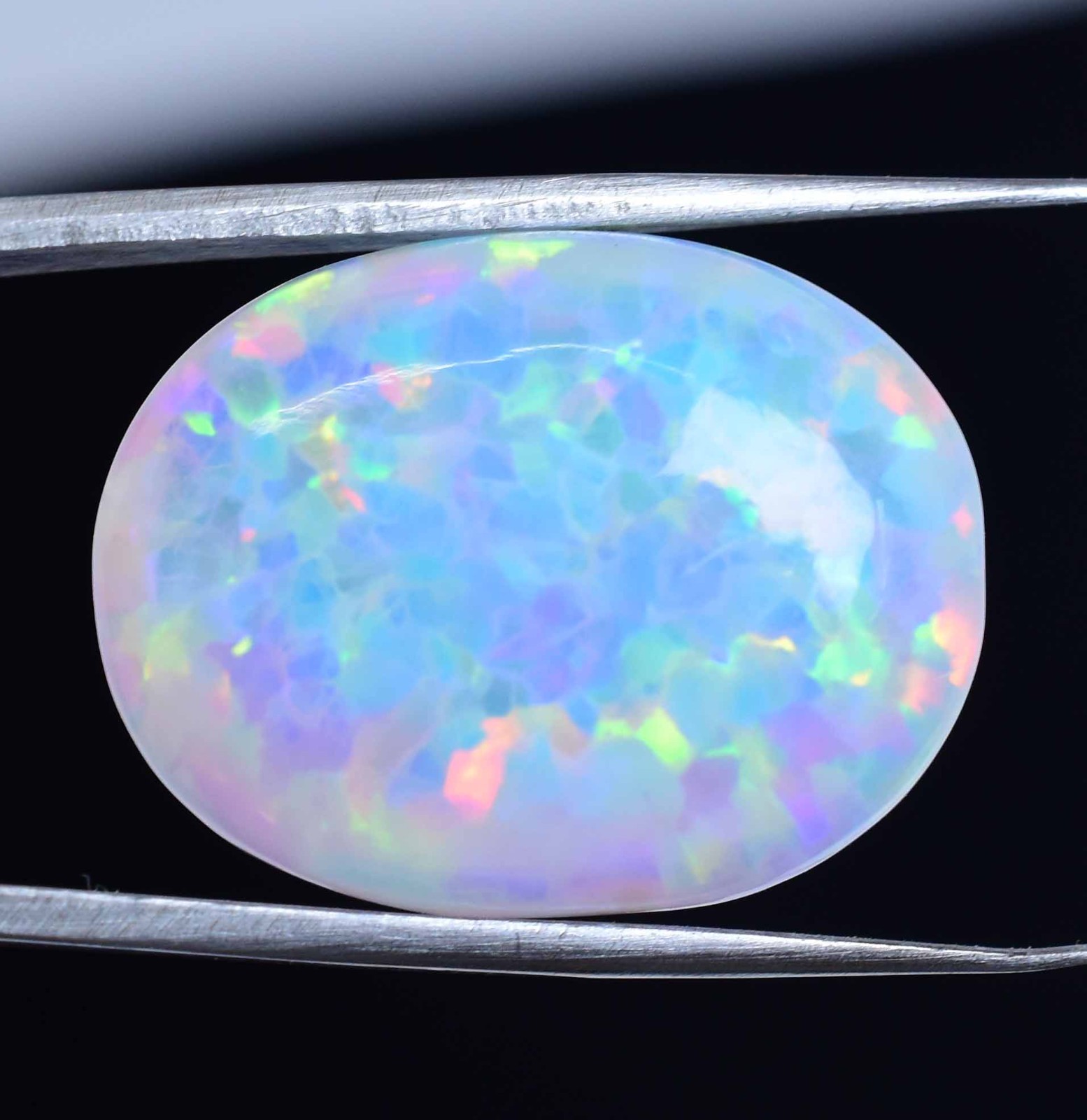 12.75 Ct Natural Ethiopian Fire Opal Certified Play of Color Untreated Gemstone