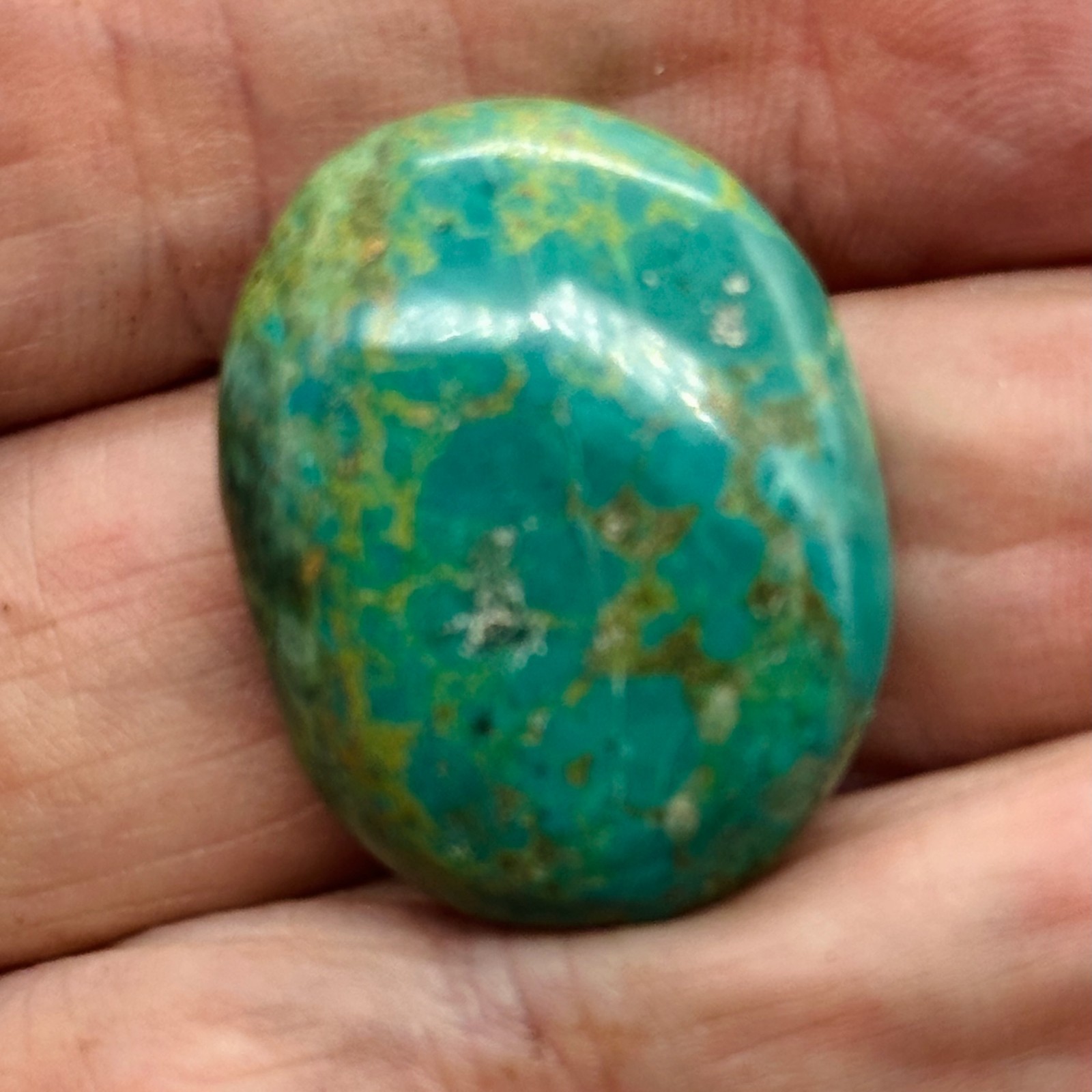 Turquoise Natural Focal 11g Nugget Bead | 30x24x12mm | Blue | 1 Bead |