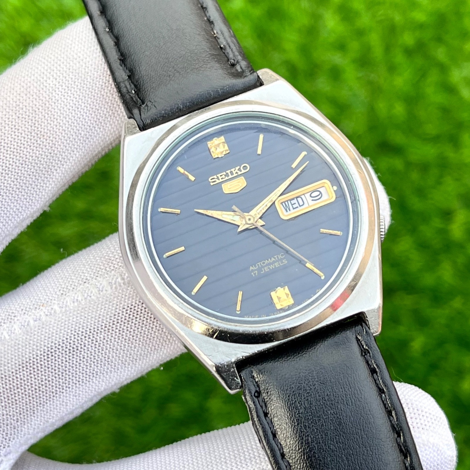 Vintage Seiko 5 Dress Formal Automatic Japan Made Men’s Watch 7009-876J