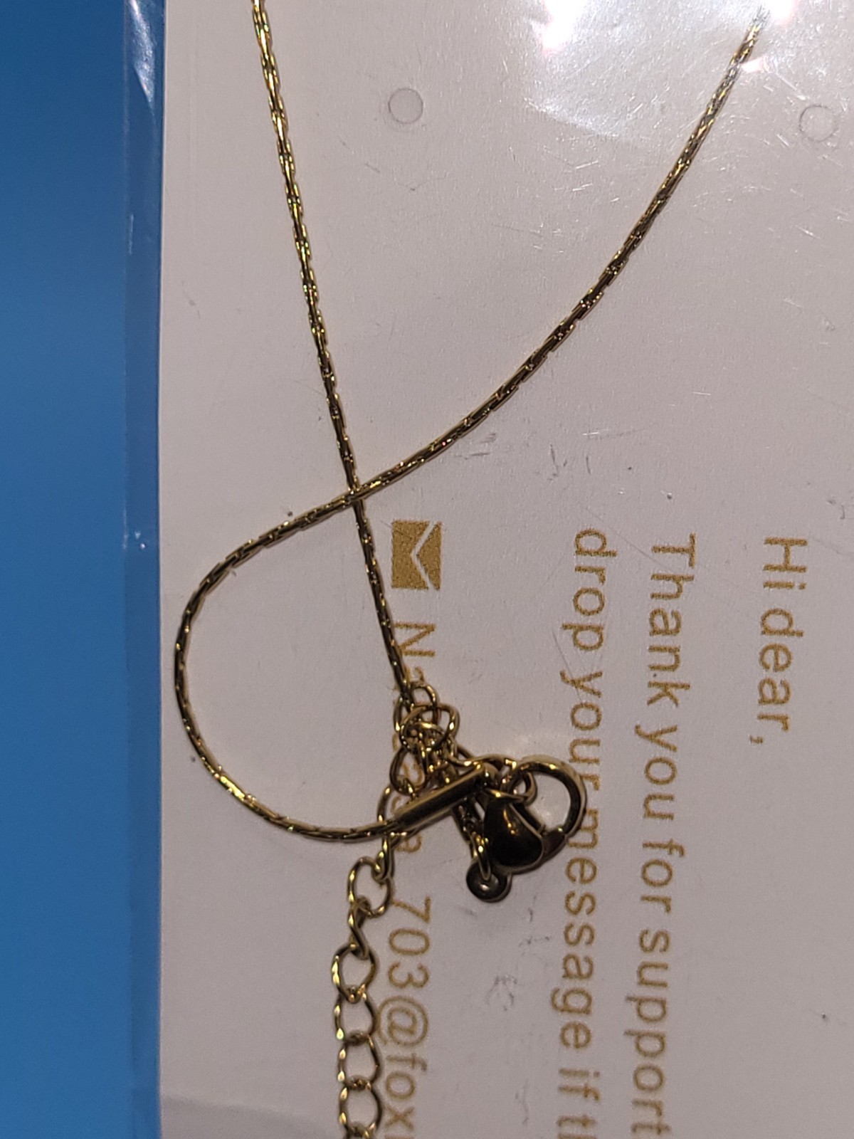 Korean Fashion Dainty Necklace for Women and Girls Anti-Tarnish Chain