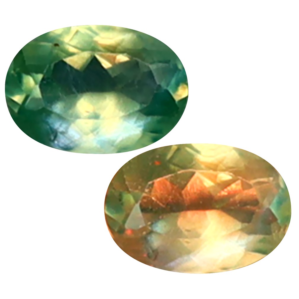 0.19 ct Best Oval Shape (4 x 3 mm) Un-Heated Color Change Alexandrite Gemstone
