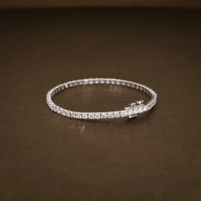 Round Cut Natural Diamond GDGL Certified For Black Friday Gift 14k White Gold