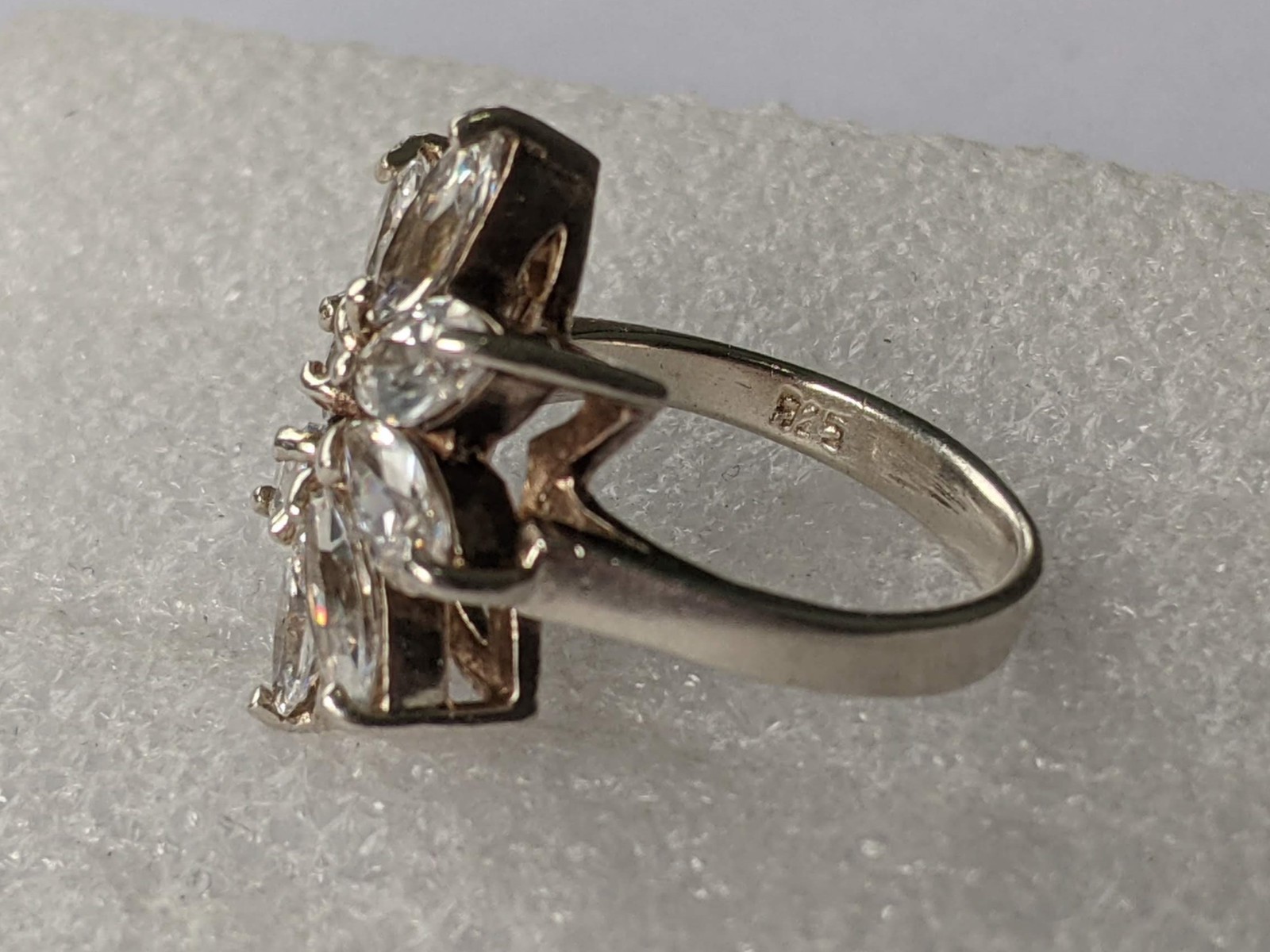 Vintage ring sterling silver 925 Size 7 Weight 7.83 g. Ukrainian jewelry.