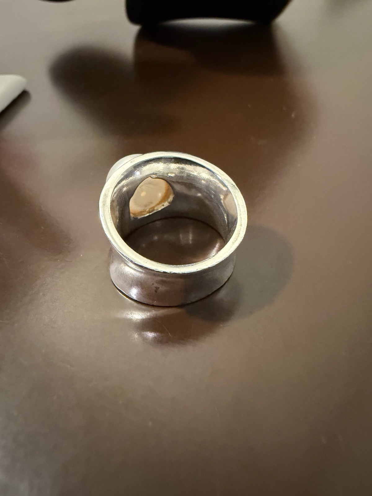 Ross-Simons 9.5-10mm Cultured Pearl Ring in Sterling Silver With 14kt Gold Italy