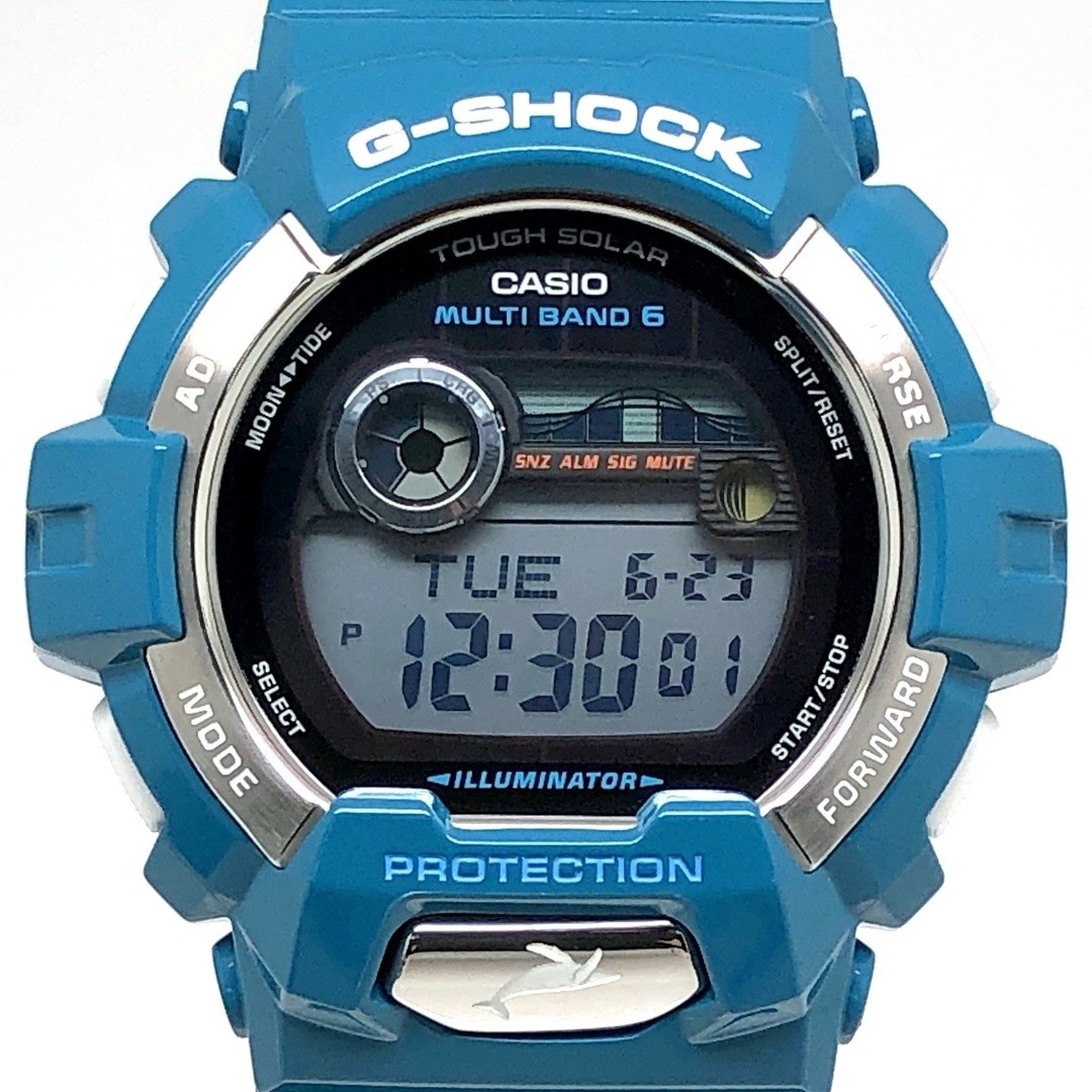G SHOCK GWX 8900K 3 G LIDE Ilkuji 2012 Radio Solar LED Light Turquoise Blue ICER
