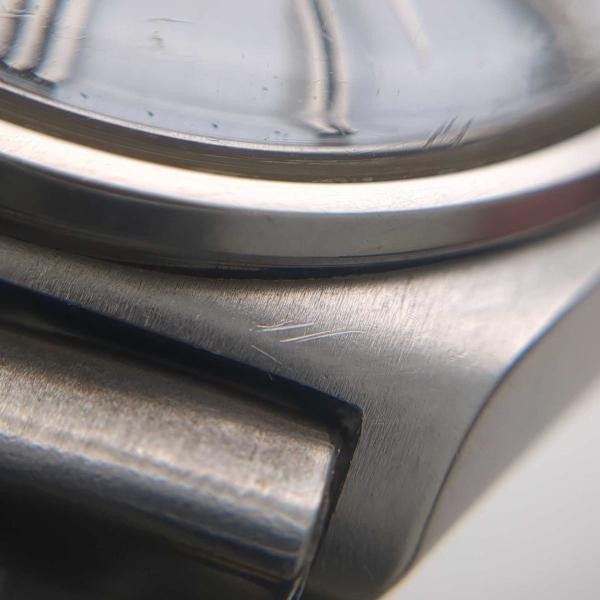 SEIKO 5606-7010 Blue-Gray/Mesh Case Size 37mm Used Watch #91023