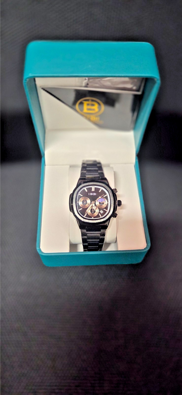 🔥 BRAND NEW BIBI LUXURY WATCH (MODEL B0237) — STEALTH ALL-BLACK EDITION 🔥