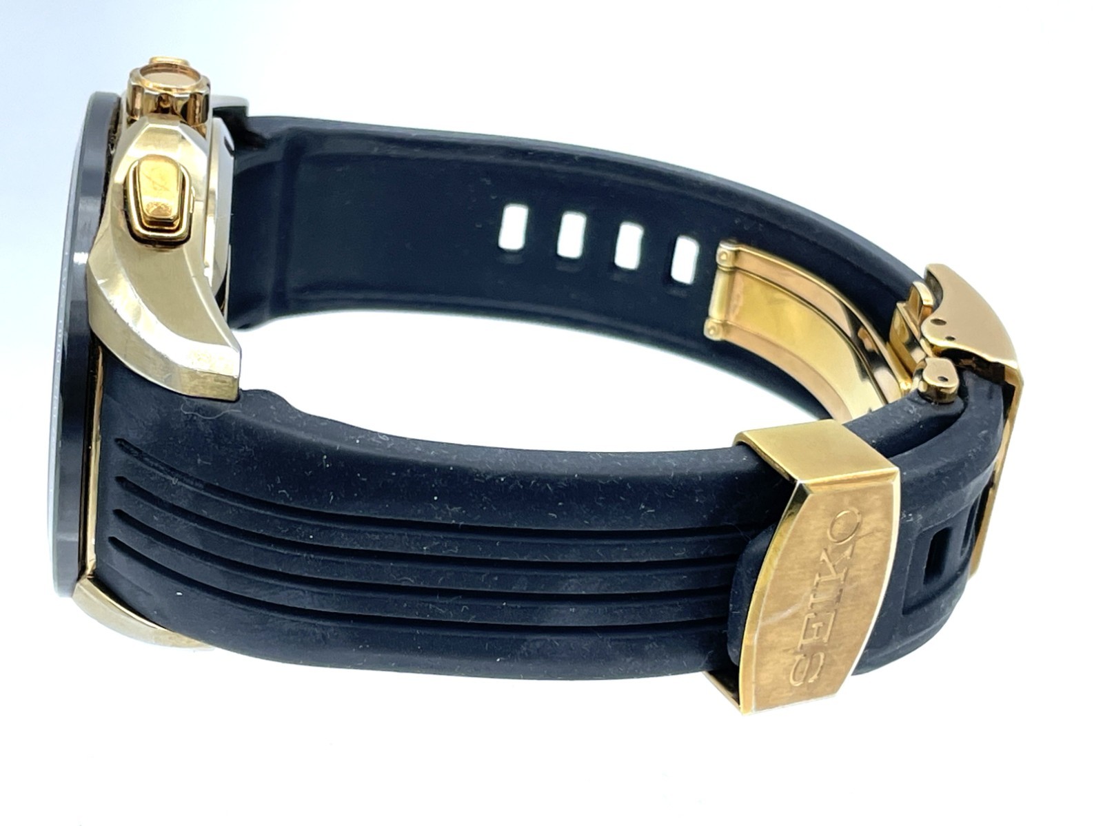 SEIKO ASTRON GPS Radio Wave Solar Men’s Watch Gold case 8X53-0AC0-2 Good coditio