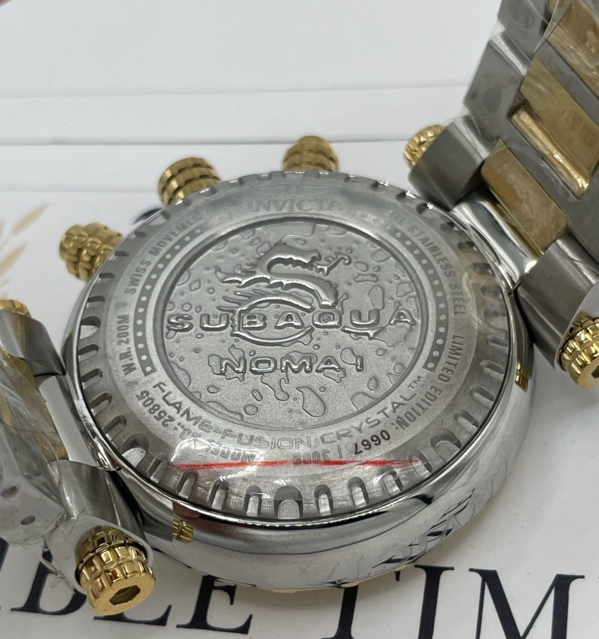 Invicta Subaqua Noma I Swiss Men’s Watch w/Abalone Dial (25805) Limited to 3000