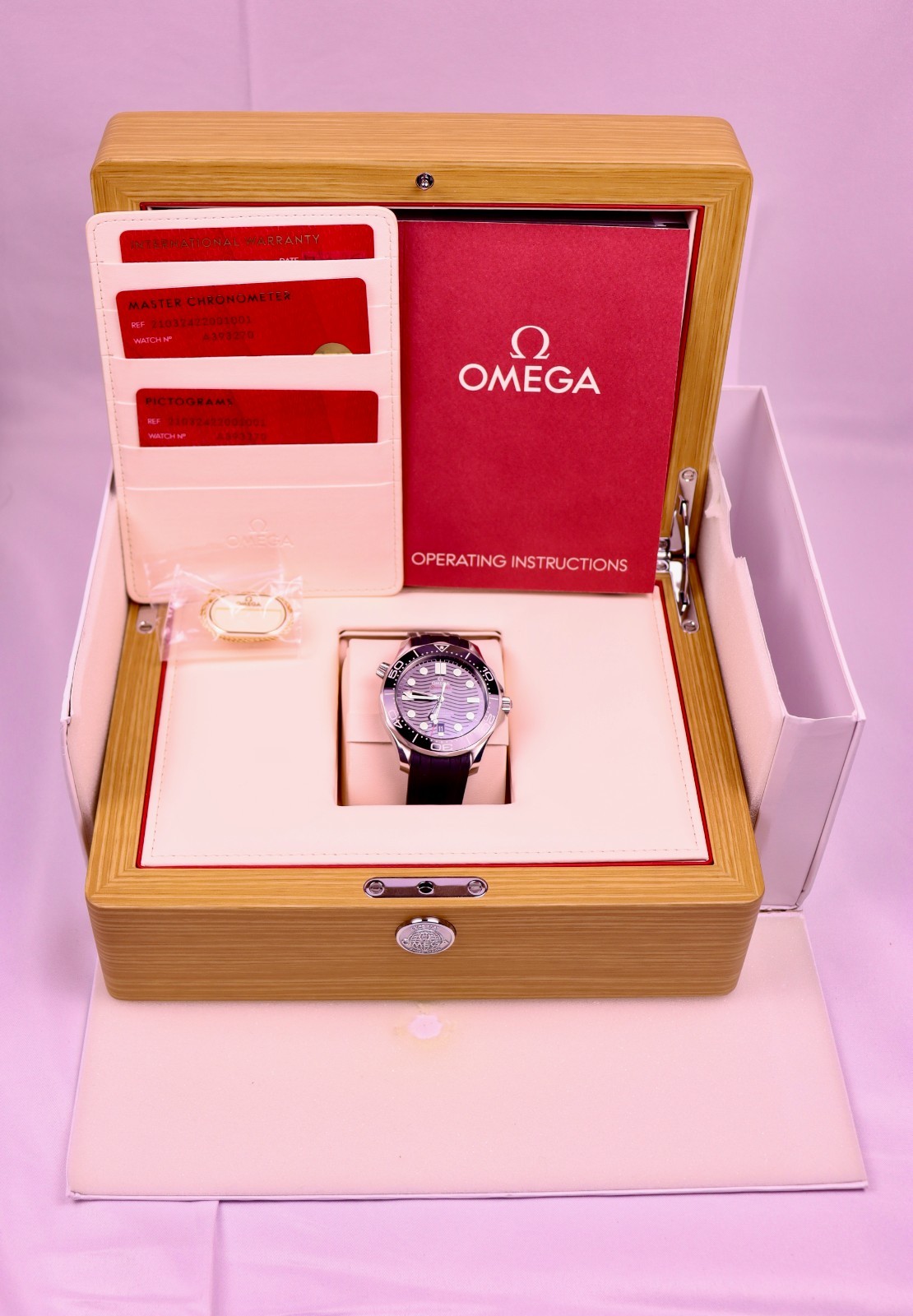 Omega Seamaster Professional 300 Rubber (Black) Ref. 210.32.42.20.01 Case #553