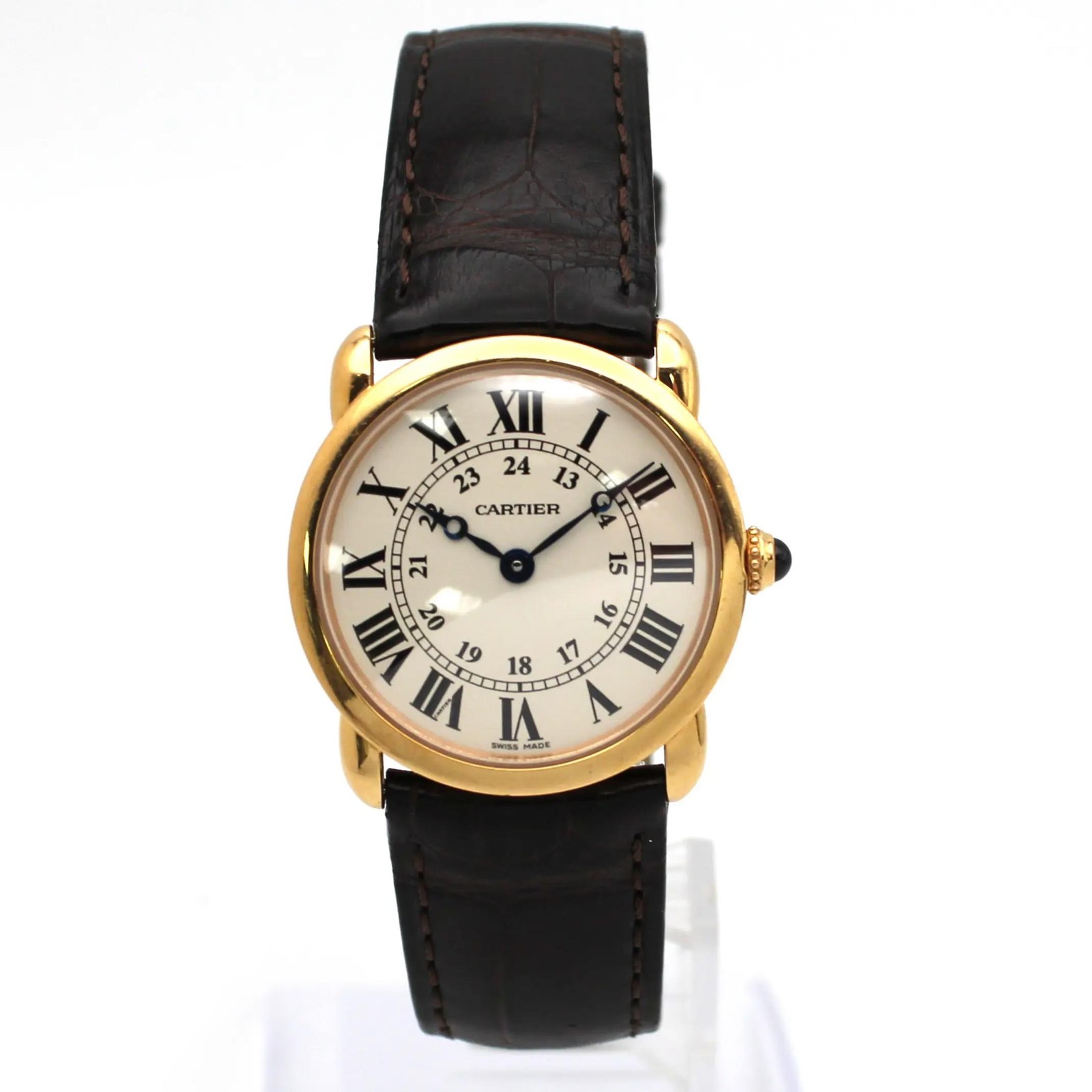 Cartier Ronde Louis 29mm 18K Rose Gold Roman Dial Watch 2886 W6800151