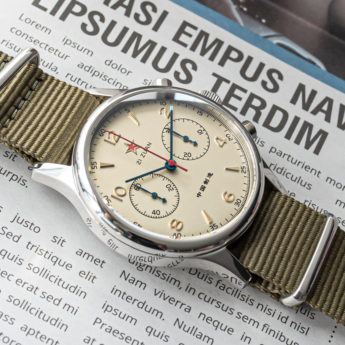 SEAGULL 1963 40mm 2024 Sapphire Upgrade Mechanical Chronograph watch SU1963S40