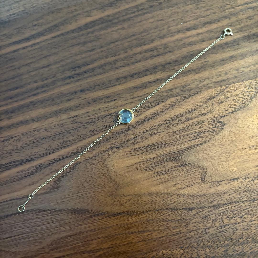 Tiffany & Co. Olive Motif Bracelet with Blue Topaz 18 cm / 7.09 inches