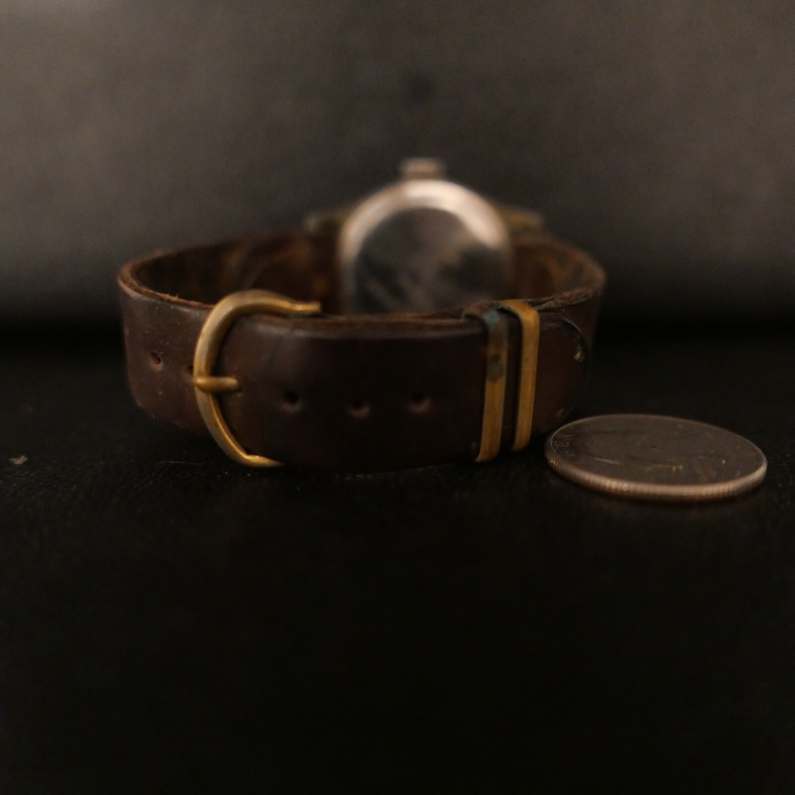 Vintage Helbros SWISS WATCH For PARTS / REPAIR FOND ACIER INOXYDABLE