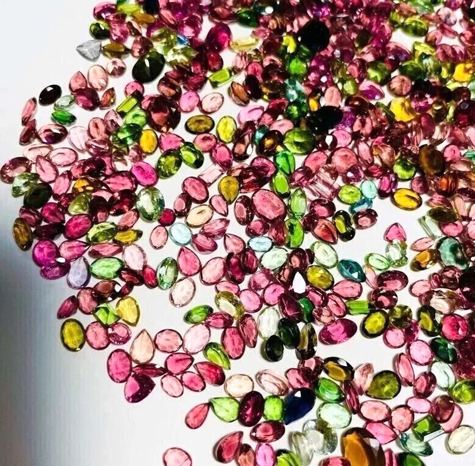 Natural 100 Ct Ceylon Multi Color Sapphire Lot Mix Cut Loose Gemstone Lot 29S