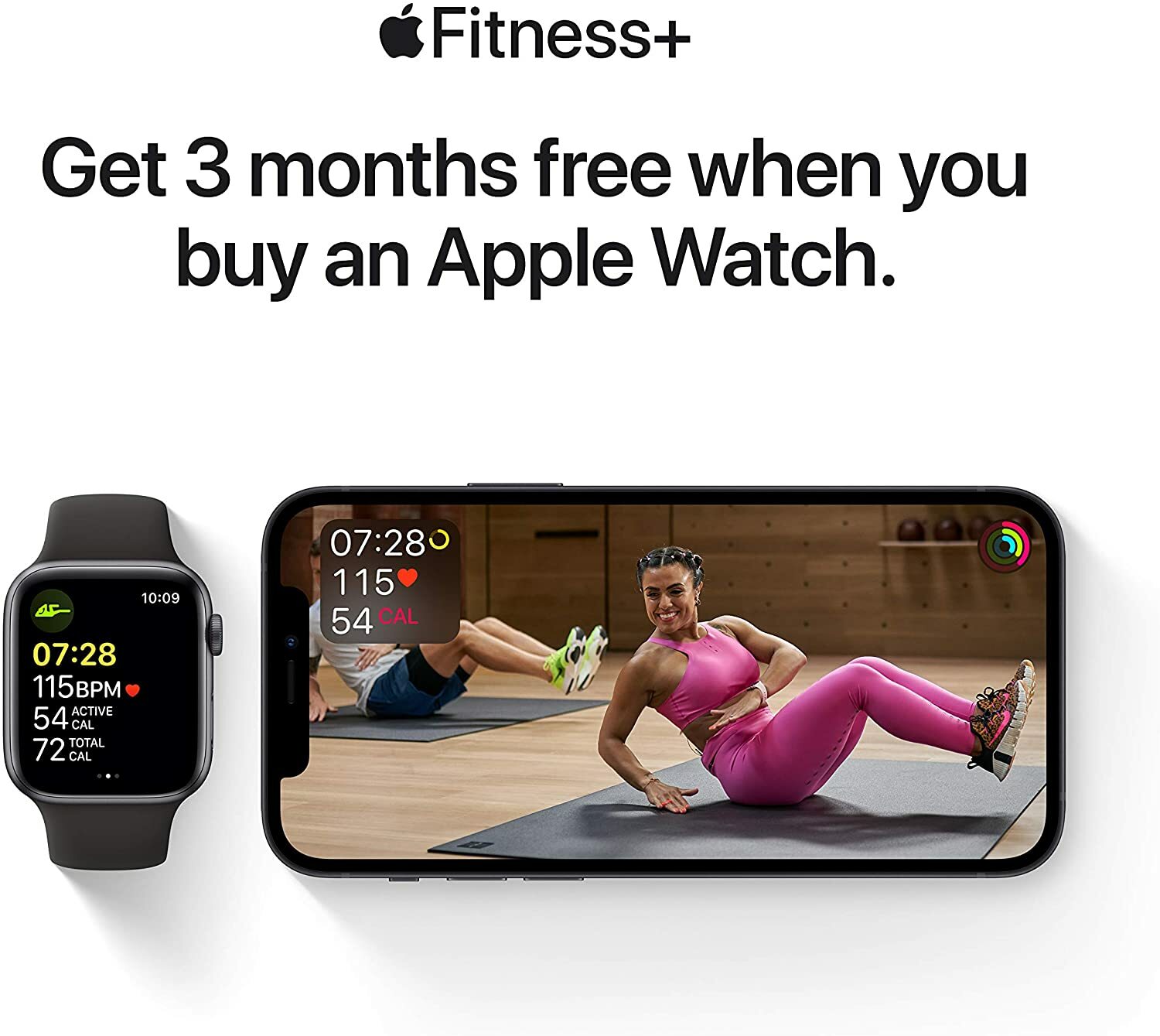 Apple Smart Watch 3 GPS 42mm Space Gray Aluminum Case Black Sport Band MTF32LL/A