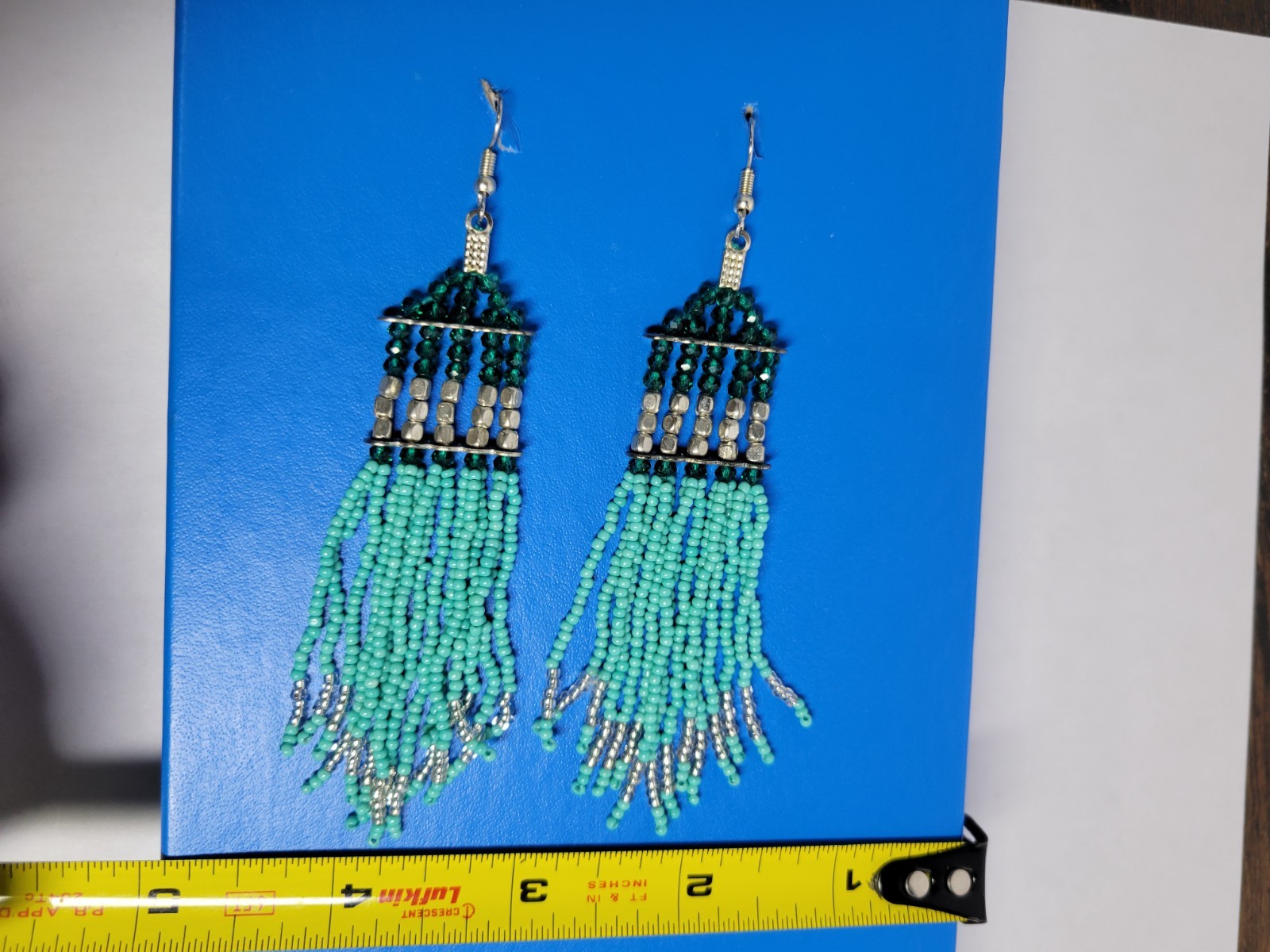 Himalayan Gems Sterling Silver Tassel Earrings