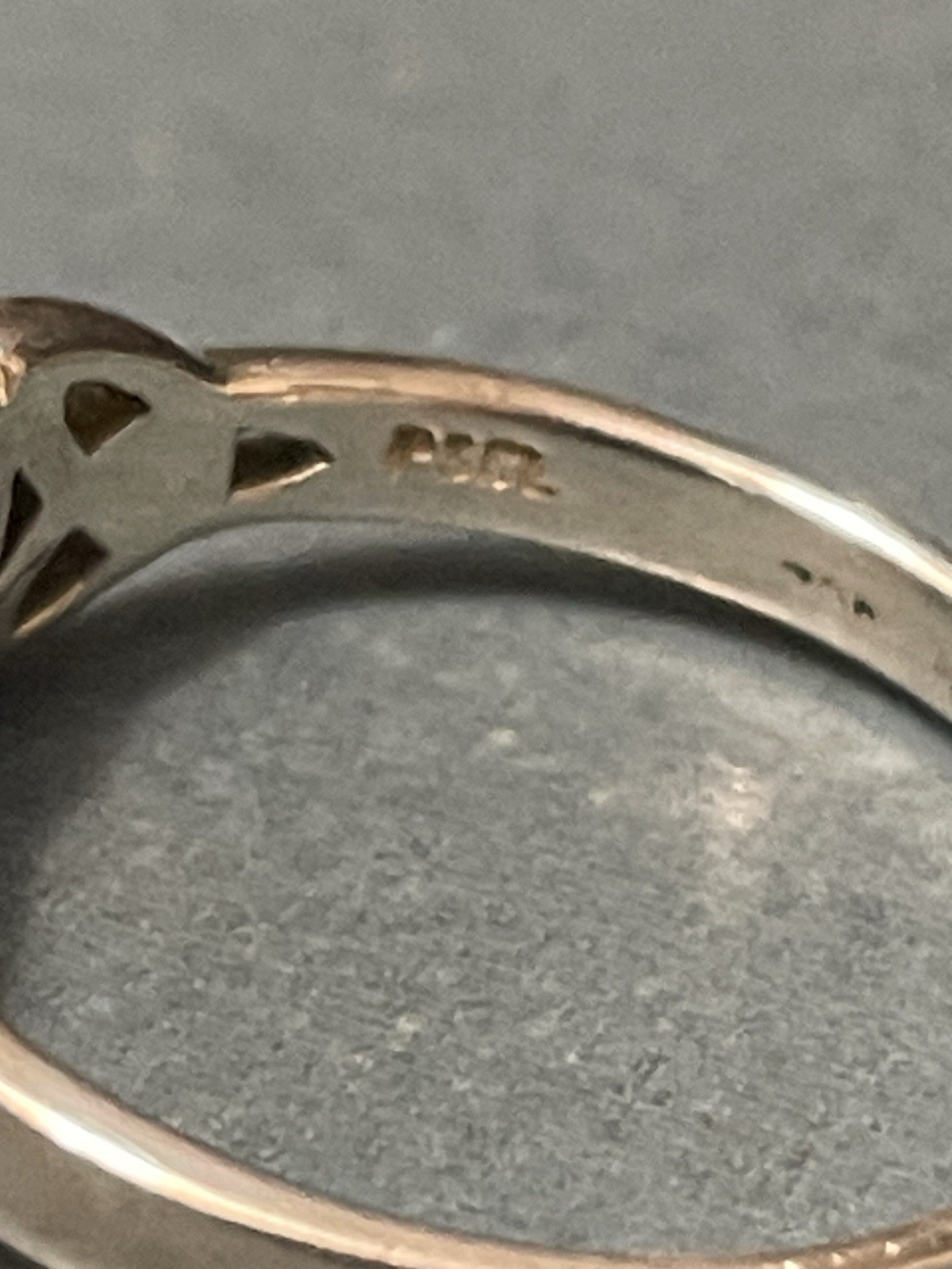 Sterling Silver Blue Sapphire Peter Stone Celtic Style Cocktail Ring Size 8.75