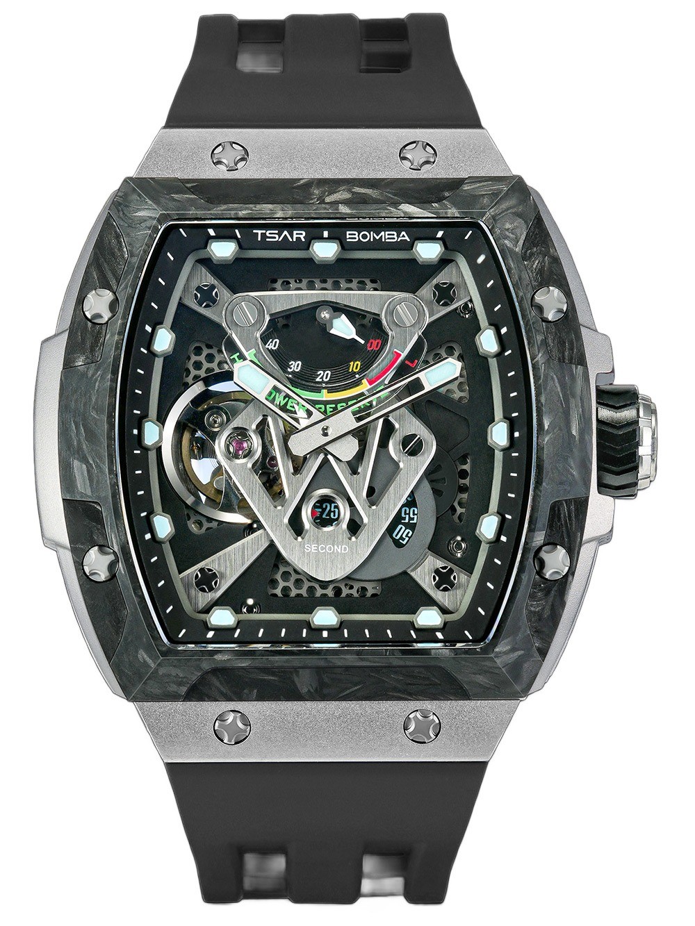 Tsar Bomba TB8216TF-01 Mens Watch Neutron Limited Edition Automatic 46mm 5ATM