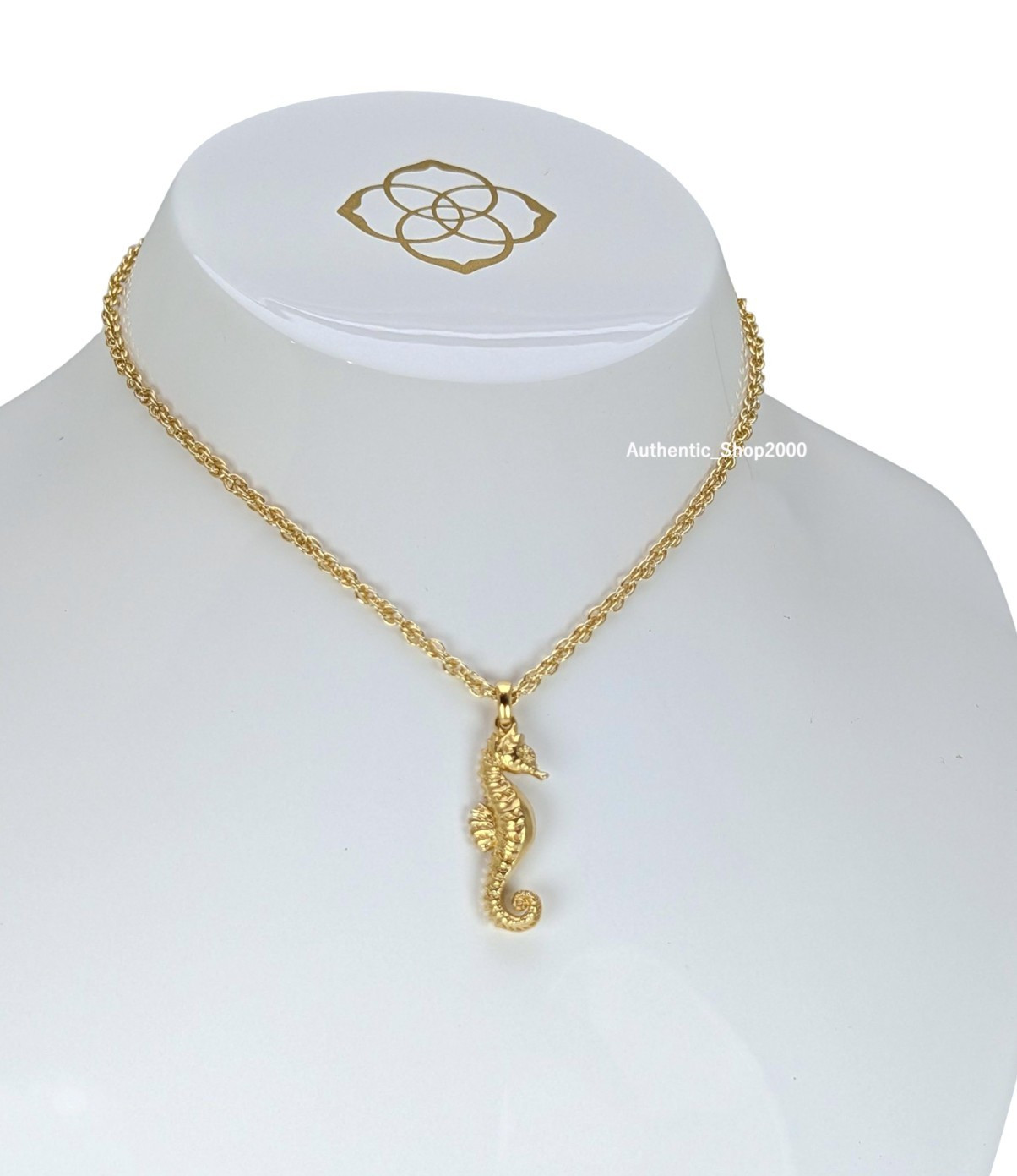 New 100% Authentic KENDRA SCOTT Women’s 710 Gold Seahorse Pendant Necklace