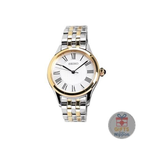 Seiko SUR612P1 Women’s Quartz Watch 29.6mm Two-Tone Stainless Steel Strap