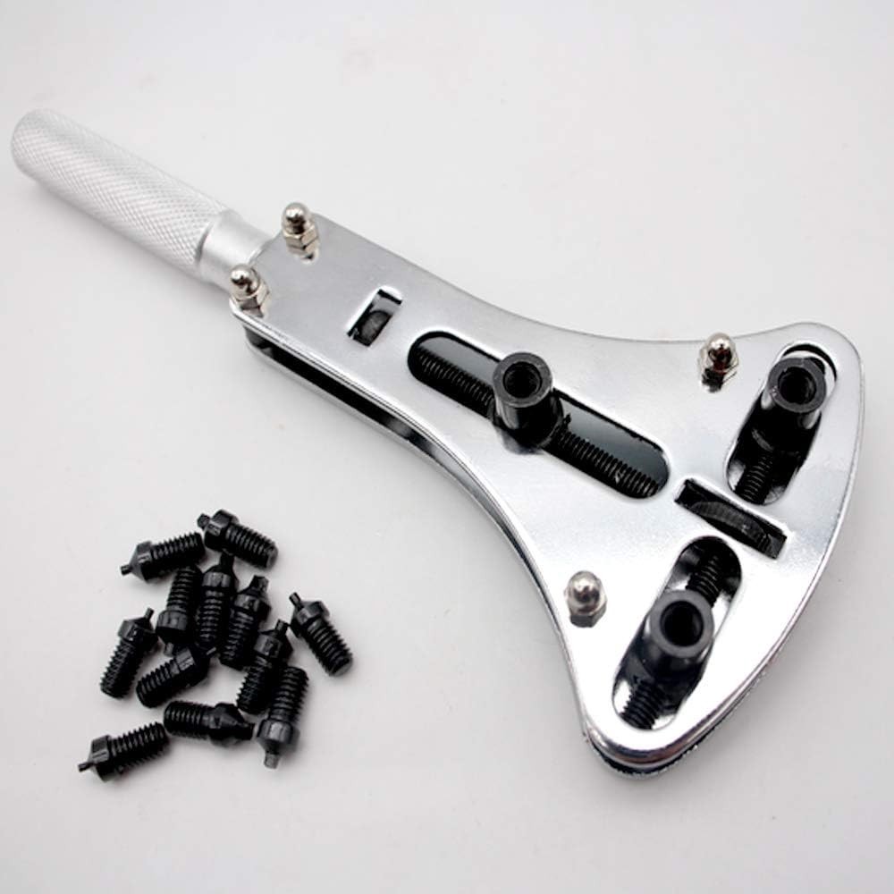 Compact Watch Repair Tool Set – Adjustable Case Opener with Clamps Included