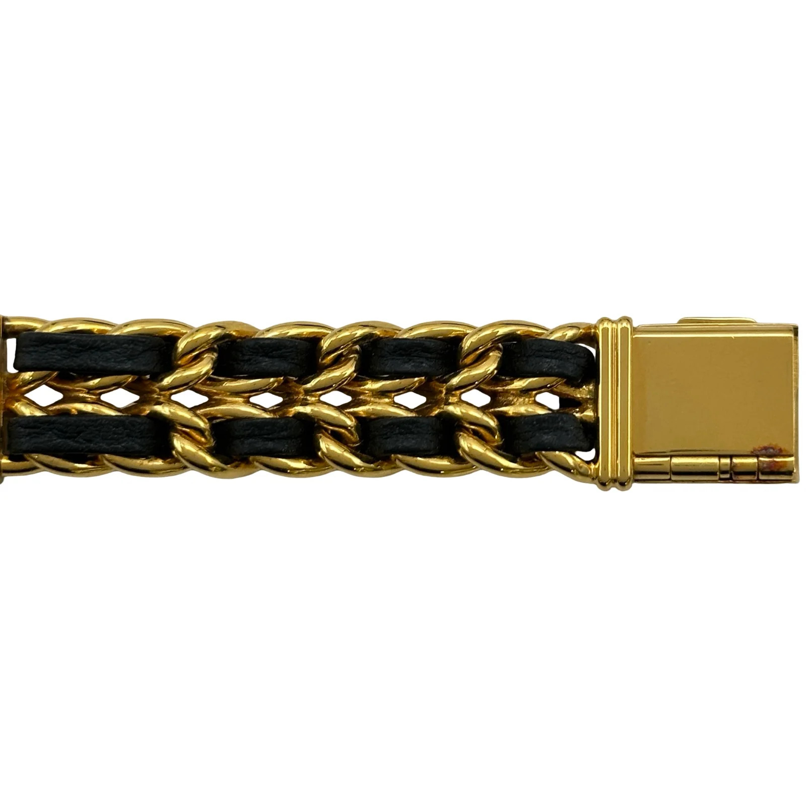 Chanel Première S H0001 20mm Black Dial Quartz Watch OKW3072