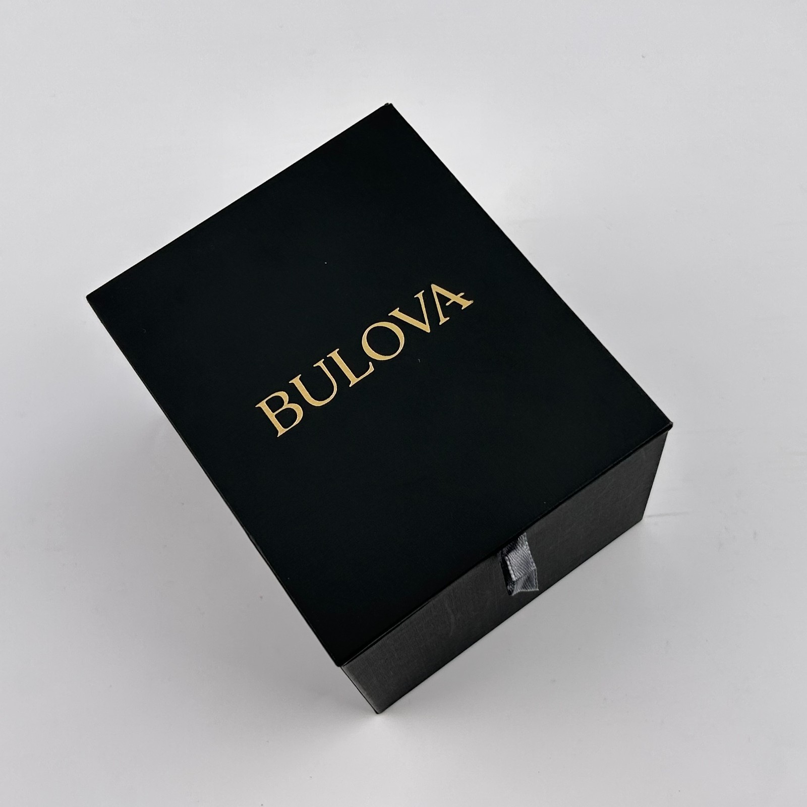 Bulova 97D108 Diamond Black Dial Gold-Tone Bracelet Men’s Quartz Watch New 40mm