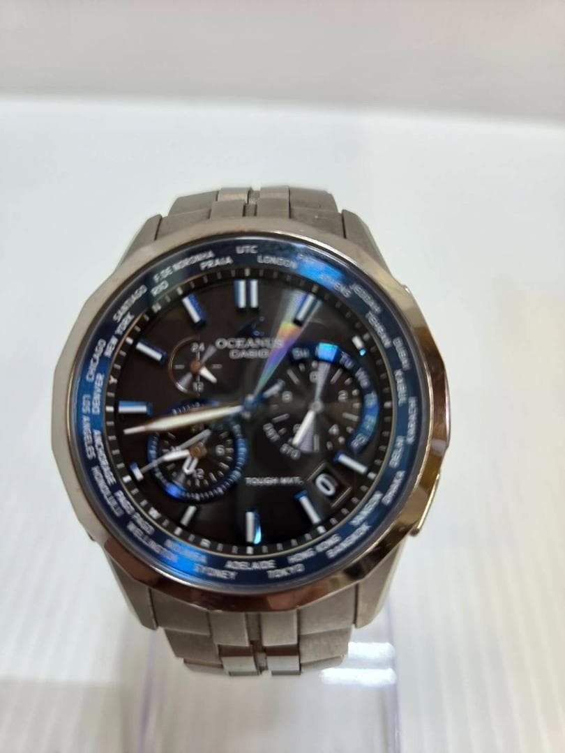 CASIO OCEANUS Manta OCW-S1400-1AJF Black Titanium Tough Solar Multiband 6 w/Box
