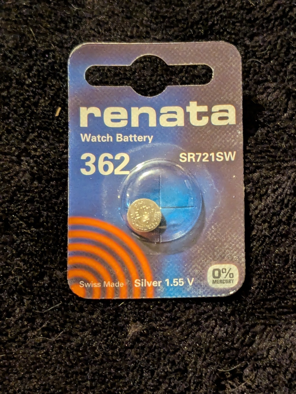 Renata 362 SR721SW Silver Oxide Watch Battery 1.55V