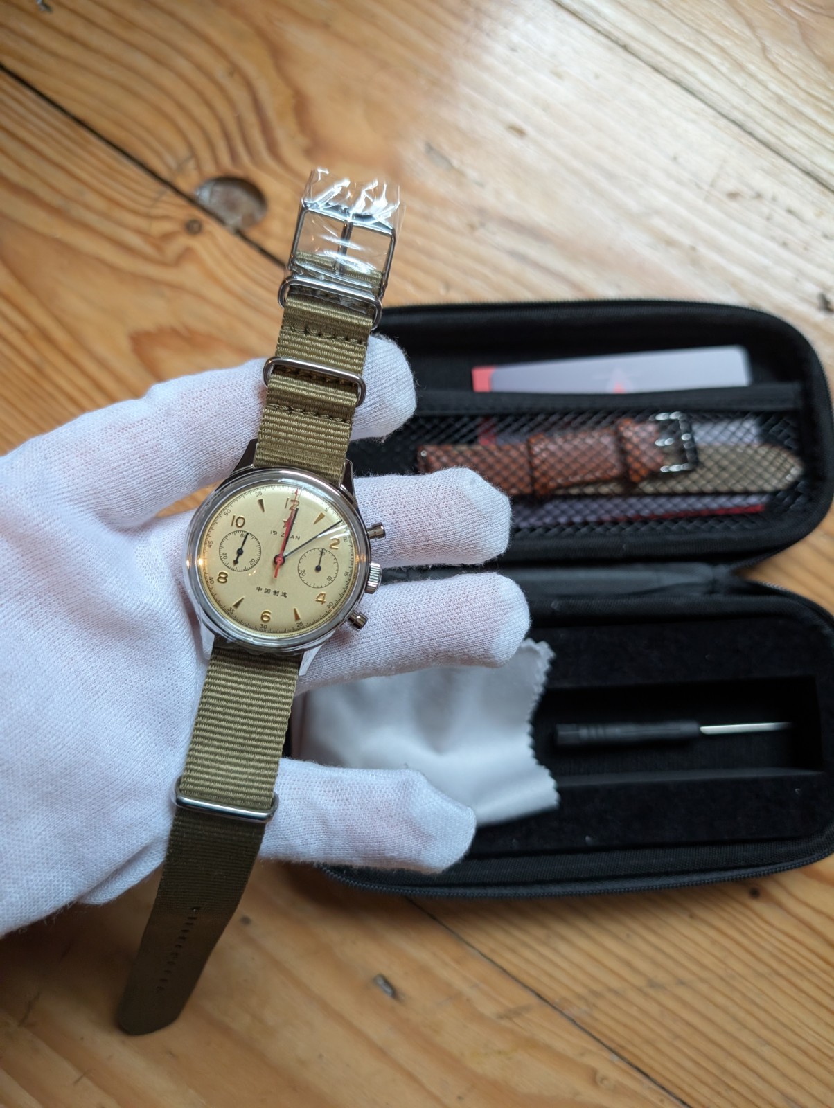 BRAND NEW 38mm Seagull 1963 Air Force Pilot Chronograph ST1901 Mechanical Watch
