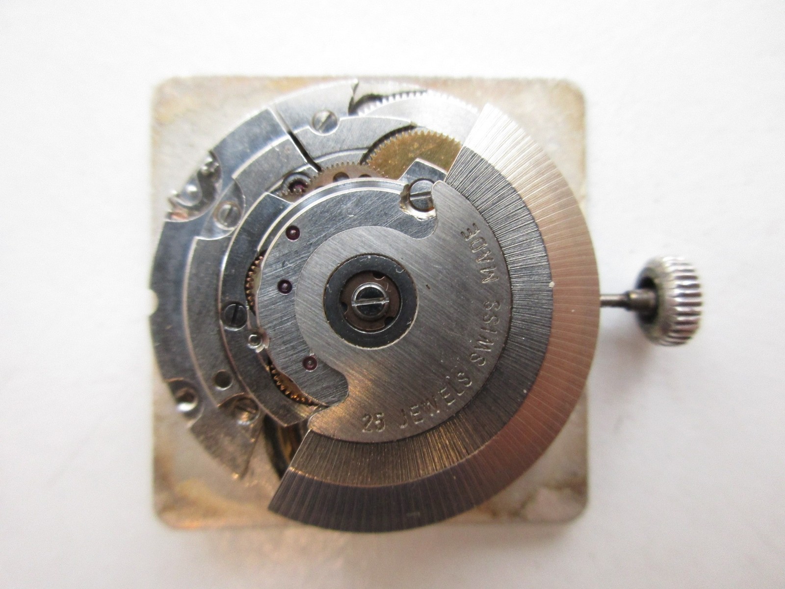 ETA cal. 2783 Swiss automatic watch movement & dial – white date at 6 – running