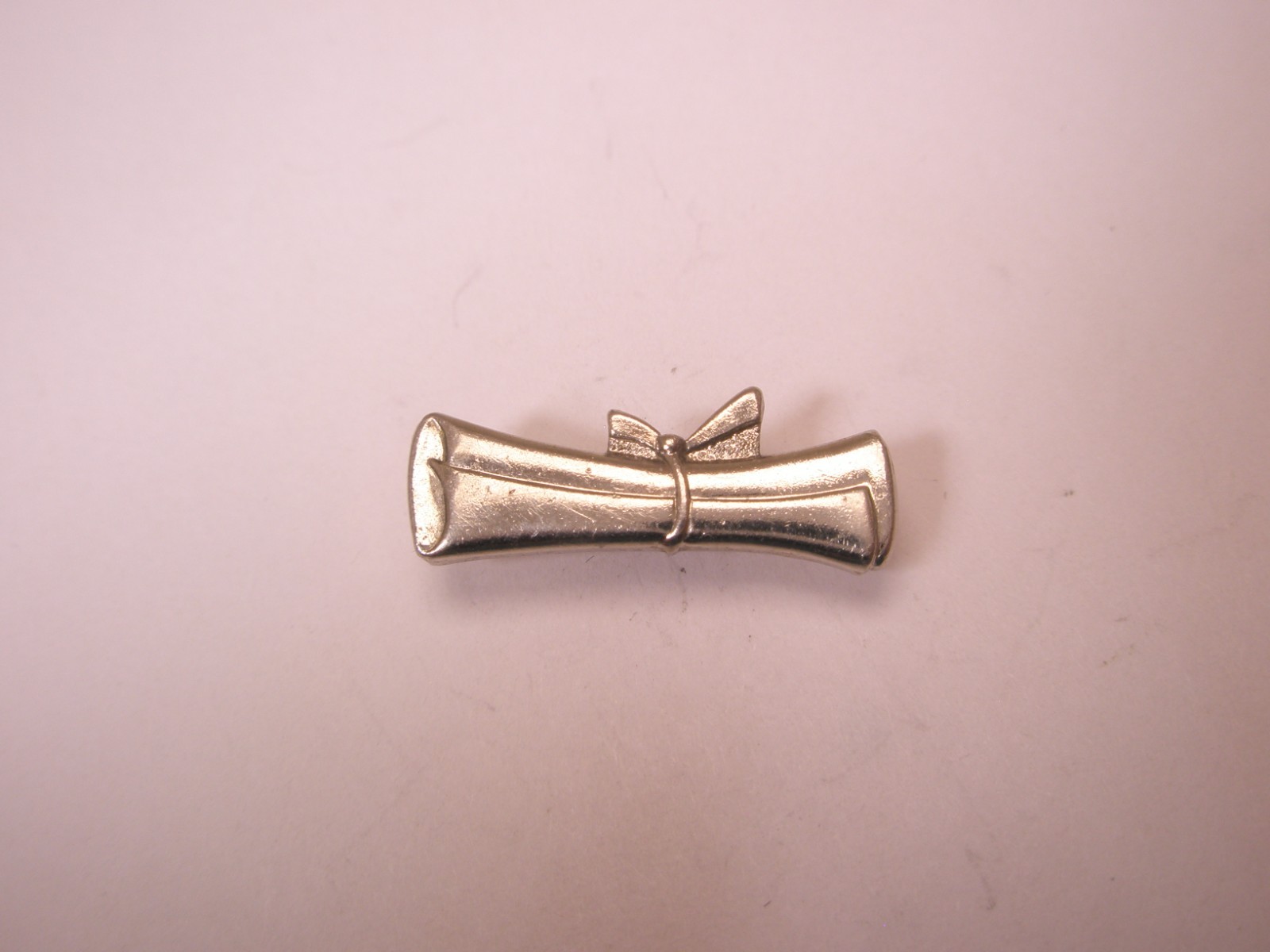 Diploma Documents Award Patents of Nobility Vintage Tie Tack Lapel Pin j68