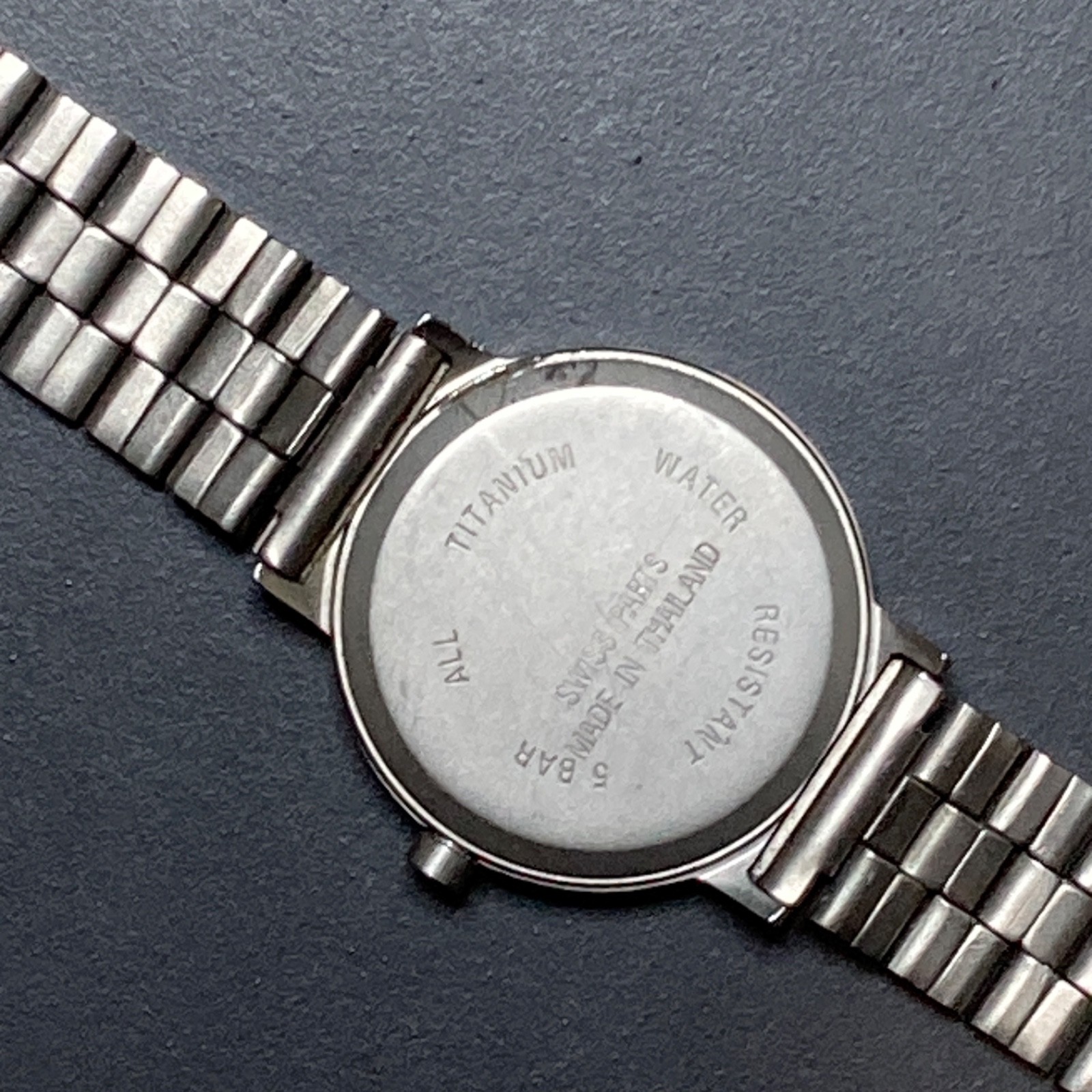 Boccia Titanium Quartz Watch Swiss New Battery 34mm 7″ length