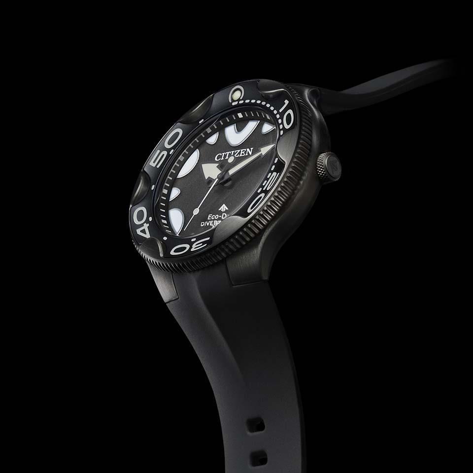 CITIZEN PROMASTER MARINE BN0235-01E Eco-Drive Diver’s Watch 200m Orca Black
