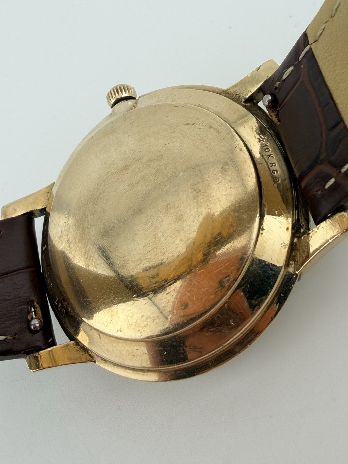 Vintage Wittnauer Genève Automatic Day Date Men’s 10K Gold Filled Watch